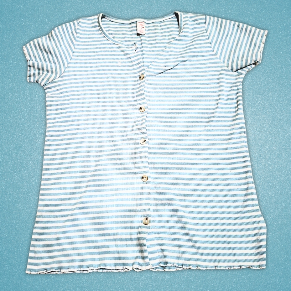 Joe Fresh Kids Striped Button Down Shirt